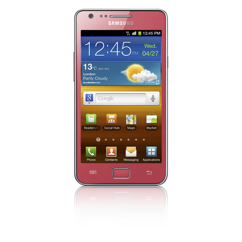T-Mobile bringt Farbe unter den Christbaum: Galaxy S II in Pink exklusiv bei T-Mobile