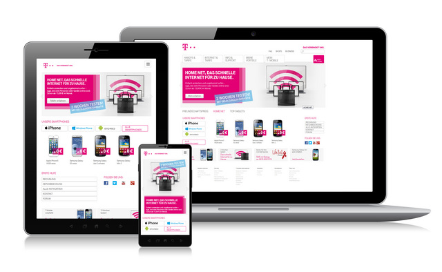 Multichannel-Vertrieb: Handy online auswählen und im T-Mobile Shop abholen