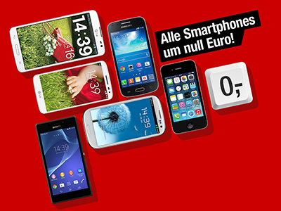 Ausverkauf bei tele.ring: Alle Smartphones um 0 Euro