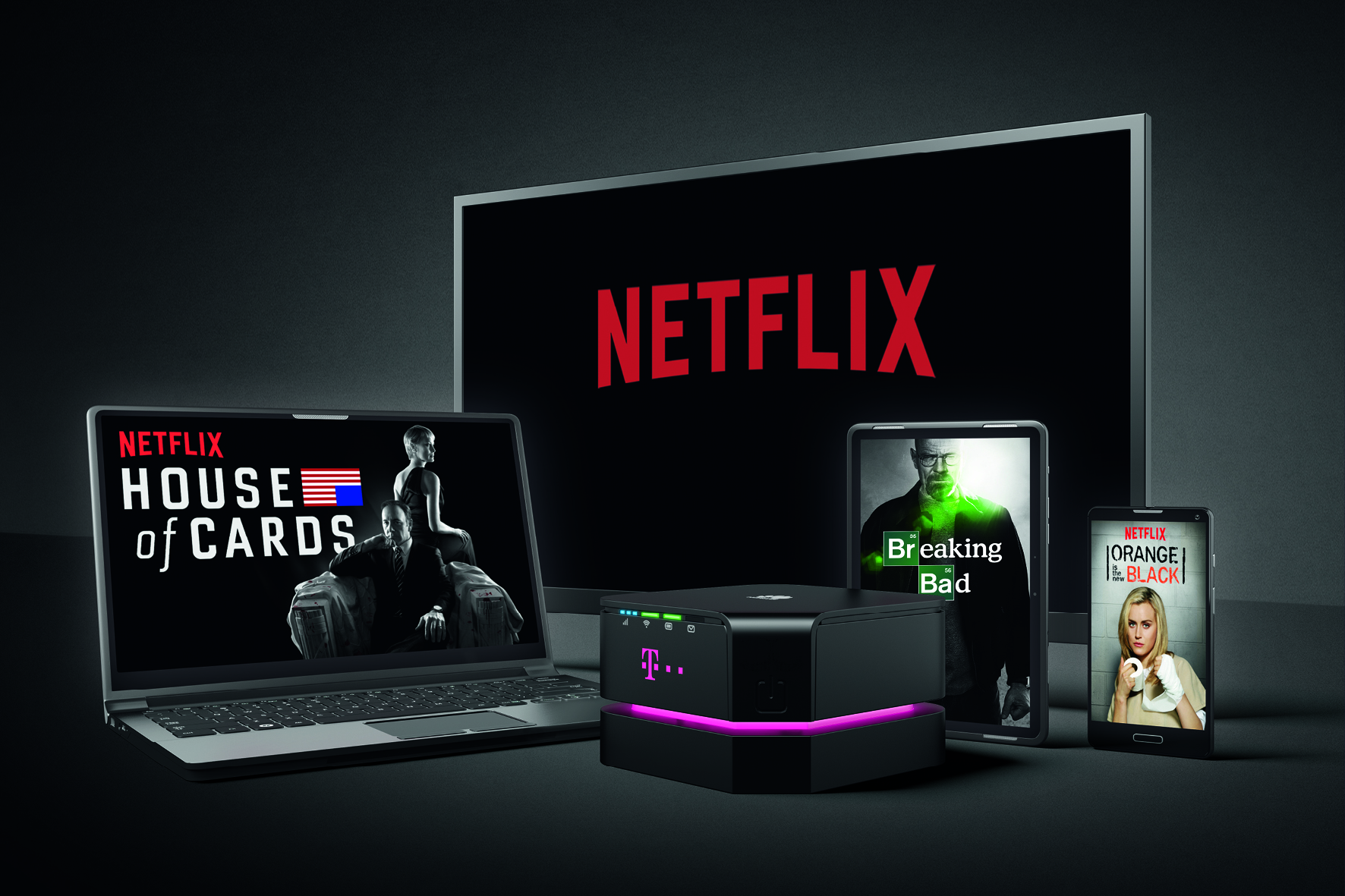 Fernsehen wie ich will: T-Mobile bringt als erster Mobilfunker Netflix ins LTE-Netz
