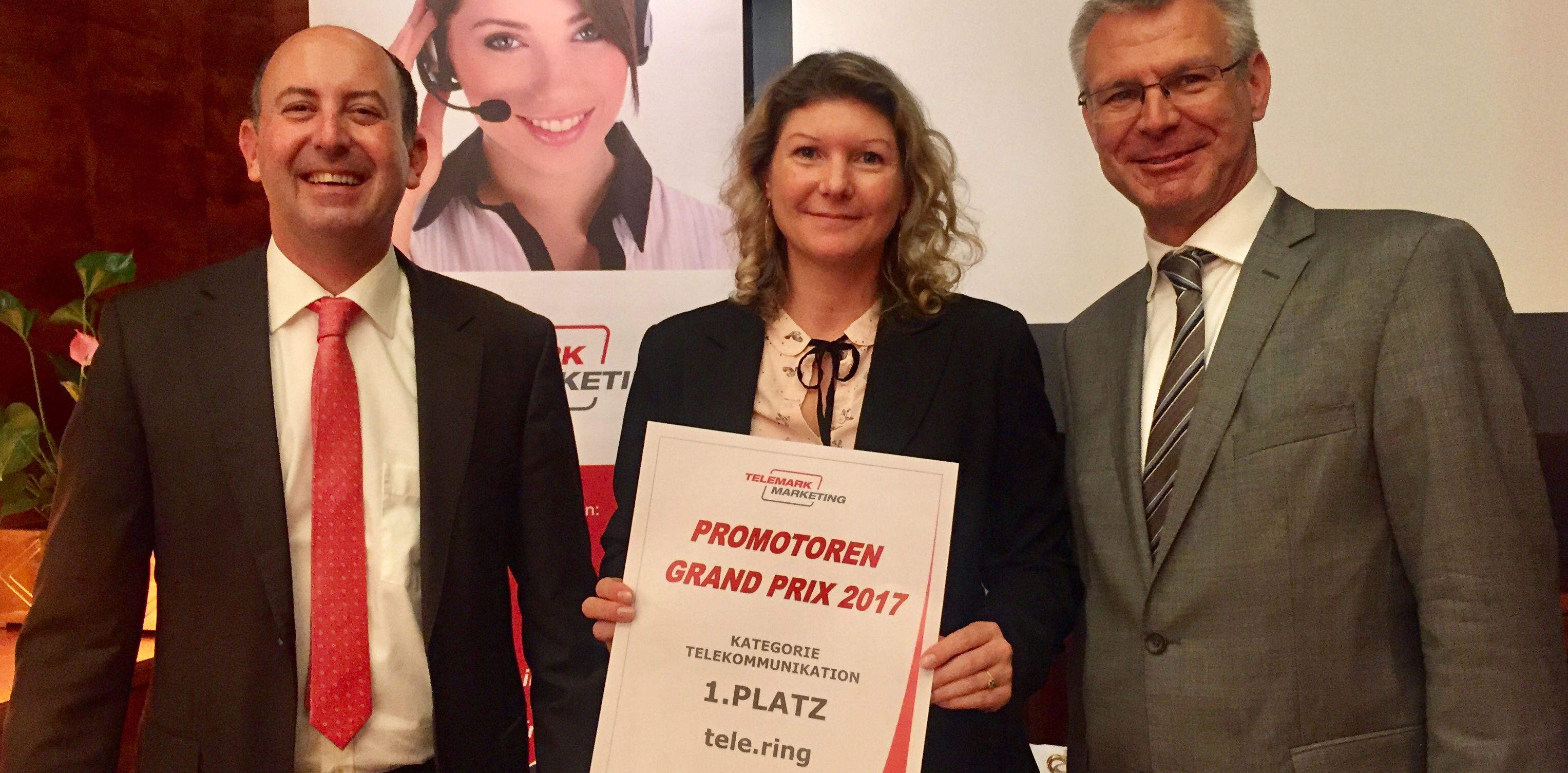 Weiterempfehlungspreis „Promotoren Grand Prix 2017“: 1. Platz für tele.ring, Platz 2 für T-Mobile