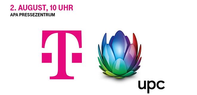 Einladung zur Pressekonferenz „Aus Zwei wird Eins: Zusammenschluss von T-Mobile Austria mit UPC Austria“