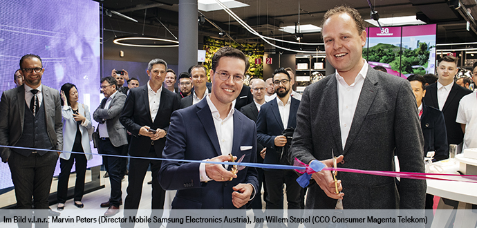 Magenta Telekom und Samsung eröffnen ersten gemeinsamen Innovation Shop in Wien