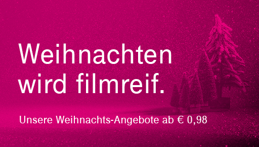 Topaktuelle Produktionen und beliebte Weihnachtsfilme stark vergünstigt bei Magenta On Demand