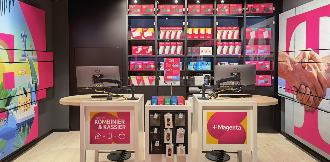 Magenta Shop im Innsbrucker DEZ eröffnet in neuem Glanz