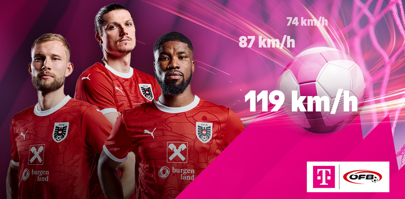 Magenta sucht die Highspeed Heroes: Torschuss-Challenge mit ÖFB-Stars und tollen Preisen