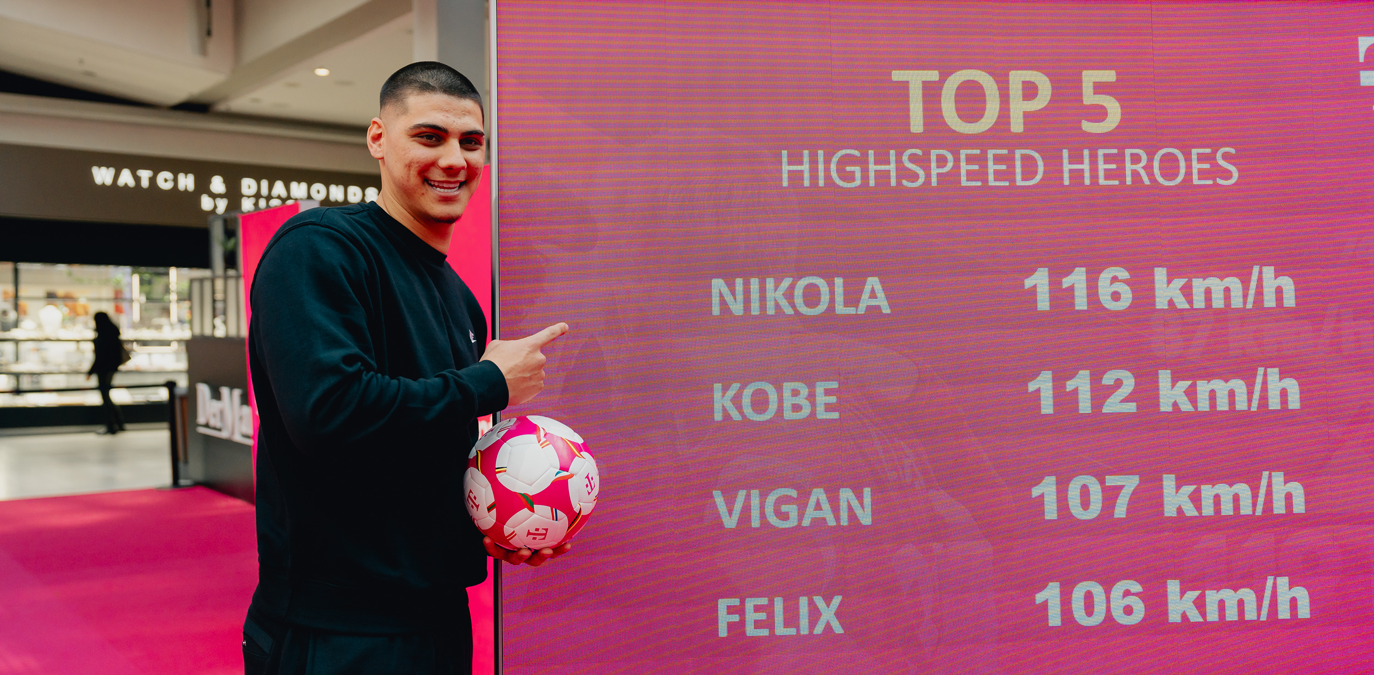 Schnellster Kicker Wiens gekürt: Nikola ließ ÖFB-Stars staunen