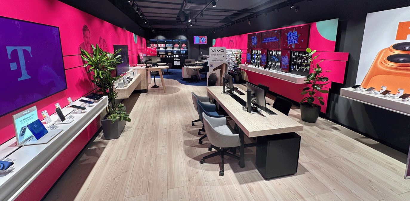 Magenta Shop im Traisenpark übersiedelt an neuen, attraktiveren Standort