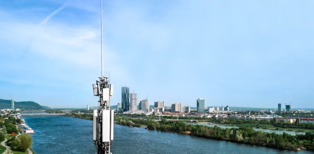 Magenta Sendemast in Wien